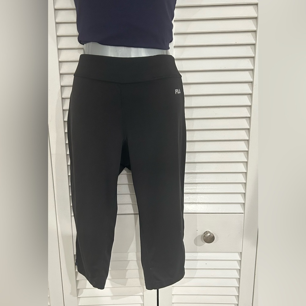 Fila Black Cropped Leggings